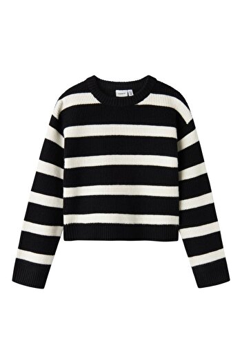 name ıt Girl's Knitted Sweater