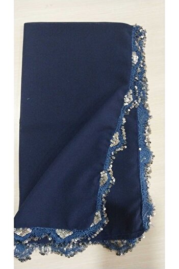 Papatyam Handcrafted Hairpin Sequin Embroidered Writing/3 Edged Chiffon Writing/Vintage/Dowry Yemeni/80X80/
