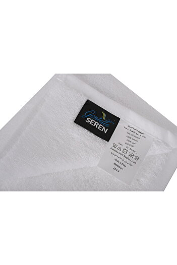 Gentelle Seren Luxury Hotel Hand Towel – 100% Cotton, 650 Gsm – Ultra-soft & Absorbent – White, 50x80 Cm