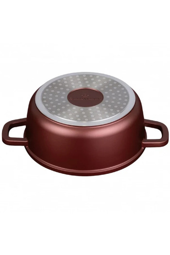 Blaumann Saucepan with lid, cast aluminum, 3-layer ceramic marble coating, 40x17.5 cm, 18.5 l