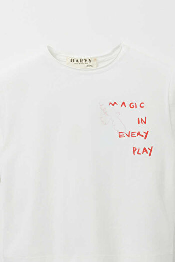 Marvy Μπλουζάκι πάρτι με τύπωμα oversized