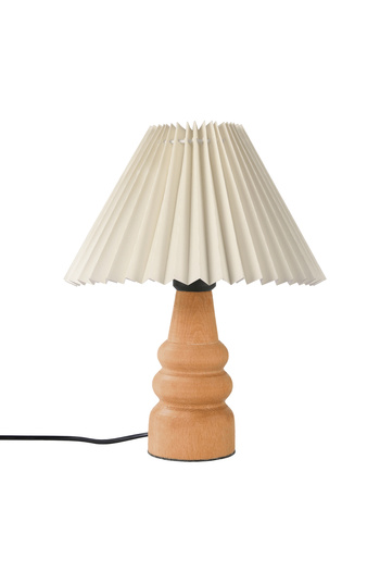 HOMİNG Homing Pangolin Natural Wood Lampshade Pleated 242010