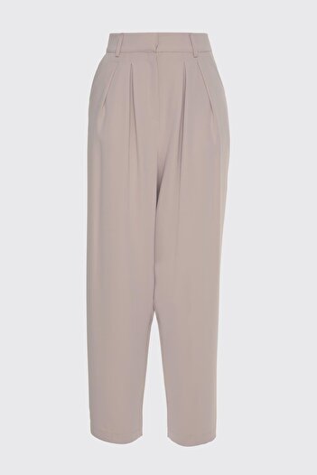 Zühre Beige Shalwar Pants P-0187K