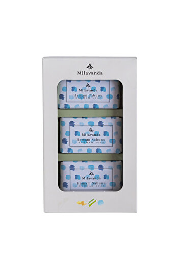 Milavanda 3-Piece Soap Set for Bath Solid