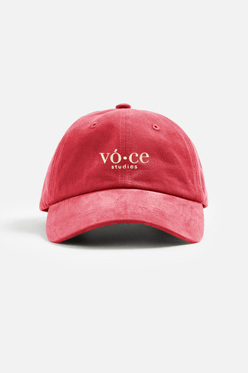 voce studios Red Faded Effect Hat