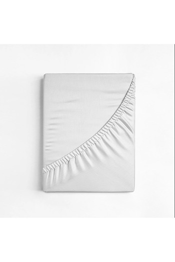 Kotonia Home Ranforce elastic bed cover, 100% cotton, White, 140x200+20 cm