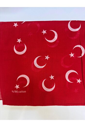AresTokaAksesuar 100% cotton AYYILDIZ TURKISH FLAG luxury extra soft bandana