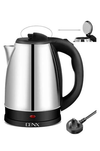 Denx 1500W 1.8L Electric Kattle, Fast Boil, High-Speed Kettle, 360° Rotational Base, Perfect for Boiling