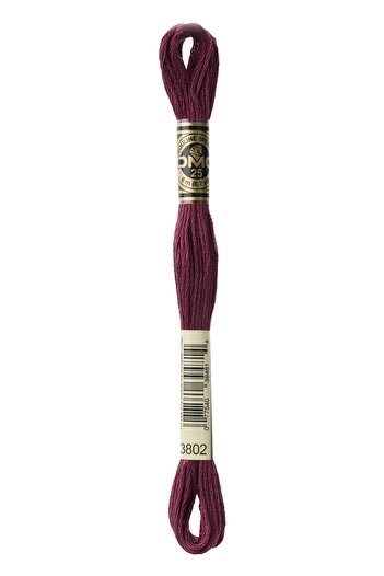 Dmc Muline Hand Embroidery Threads - 8 M - Color No 3802