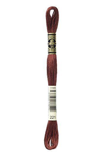 Dmc Muline 6 Ply Embroidery Floss 8 Meters 221
