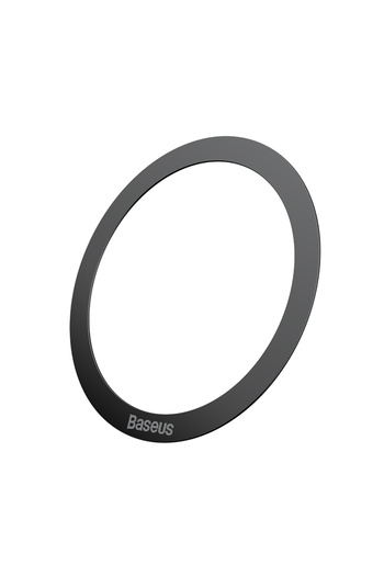 Baseus Baseus Halo Series 2Pcs Magnetic Metal Ring Ultra-Thin Adhesive Plate for MagSafe - Black
