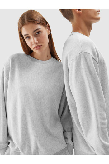 4F SWEATSHIRT U703 unisex sweatshirt gray