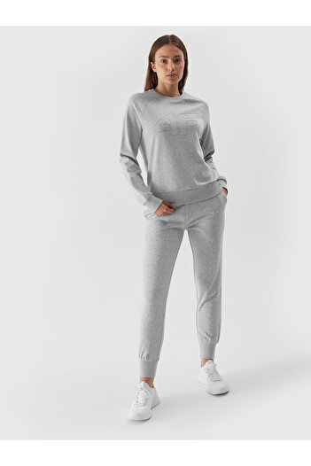 4F SWEATSHIRT F0722 women's sweatshirt gray