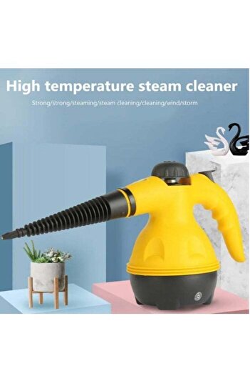 Denx Portable 1200W Multi-Functional High-Temperature Steam Cleaner with 5 Accessories, Suitable for Car