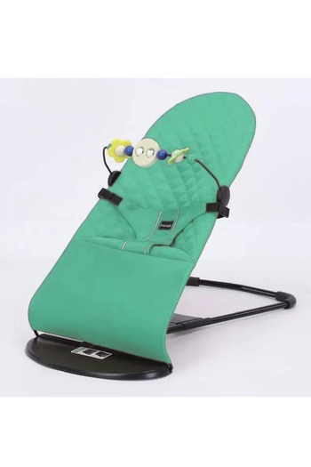 BabyCara Baby Rocking Chair with Hanging Toys Comfort And Fun, Turquoise