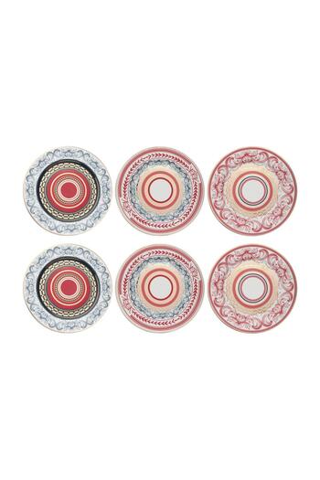 Lucky Art Lancelot Bone 20cm Set of 6 Plates