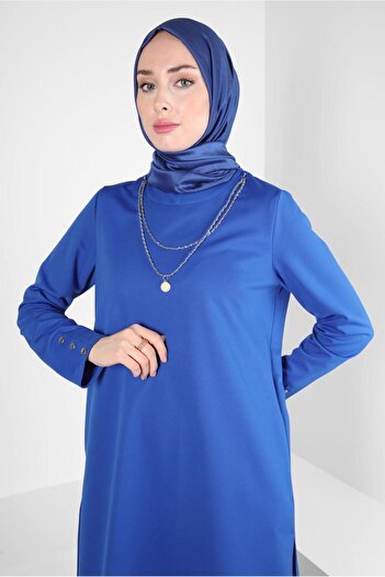 Alvina Chain Detailed Pants Suit 44226