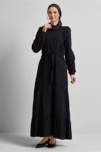 Alvina Firfir Detail Muslin Dress 45559
