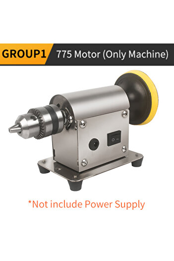 Choice 775 Jewelry Rock Mill Polishing Machine Benchtop Polisher Polisher With 20pc Sandpaper Universal Gri