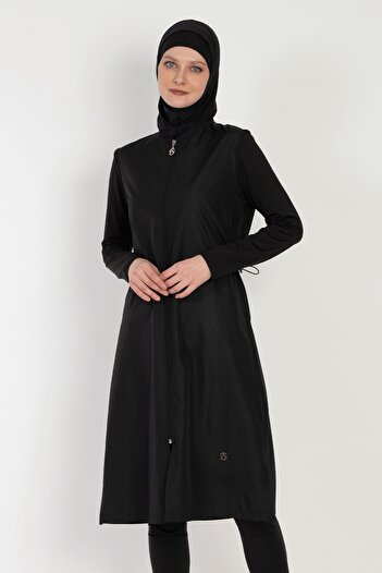 InStyle 6045A Model Black Hijab Swimsuit