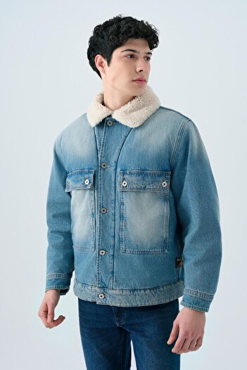 Loft Lf2038028 Werner Sherpa Erkek Jean Ceket