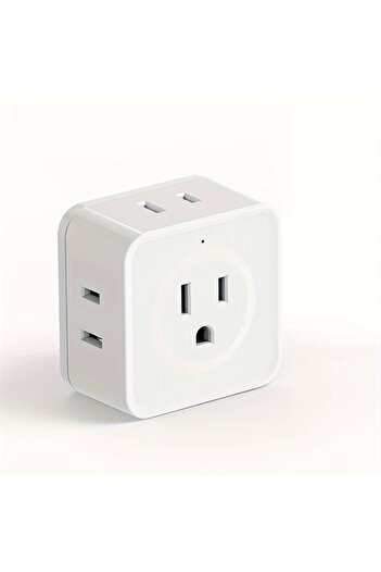 Choice1 100-240V US 5 1PC US Plug Wall Outlet Expander Multi Outlet Extender with 5AC Outlets,Small Electric