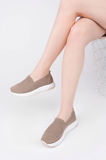 epaavm Mink Knitwear Sports Shoes with Orthopedic Pads