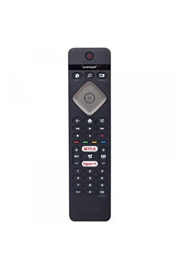 Philips Ambılıght Netflıx-rakuten Tv Tuşlu 43pus6504/62 Led Tv Kumandası