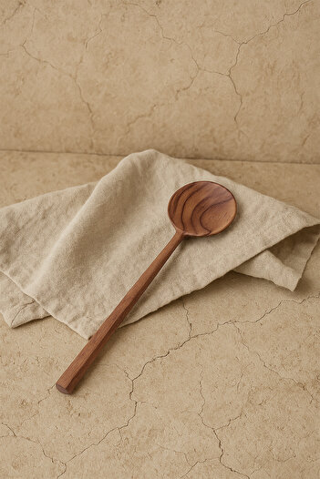 Barine Teak Wood Serving Spoon 28X6 cm