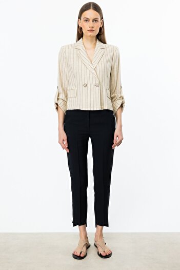 Ekol Elastic Waist Side Pocket Trousers
