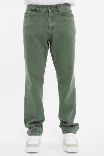 CEDY DENIM High Quality Leon Brand Baggy Fit Jeans - High Waist, Loose Fit C352-Khaki