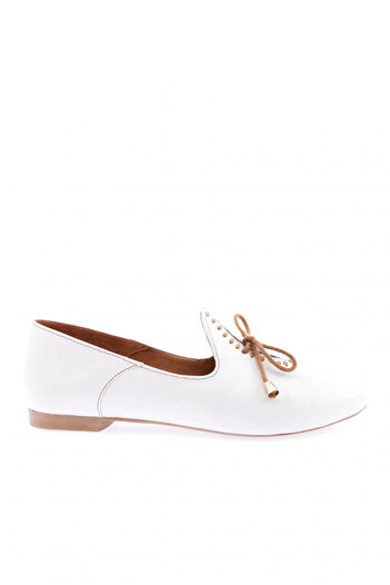 DGN 300-23Y Women's Bow Detailed Zenne Ballerinas