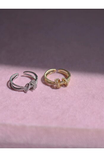 Reorah Collection Circle Multiple Ring-Zircon Stone Knot Ring
