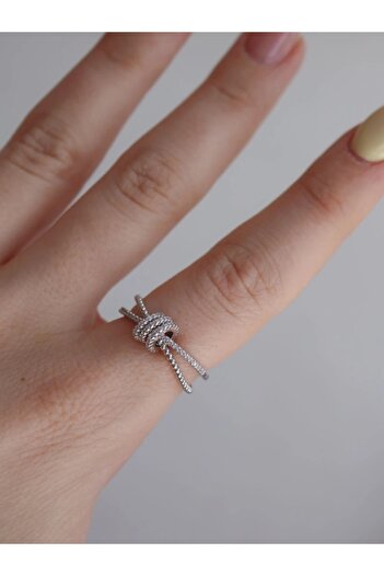 Reorah Collection Circle Multiple Ring-Zircon Stone Knot Ring