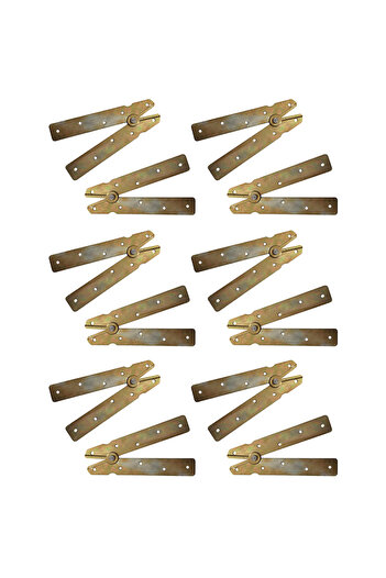 flores Hinge for wooden ladder, 60 x 185 mm, 12 pcs / set
