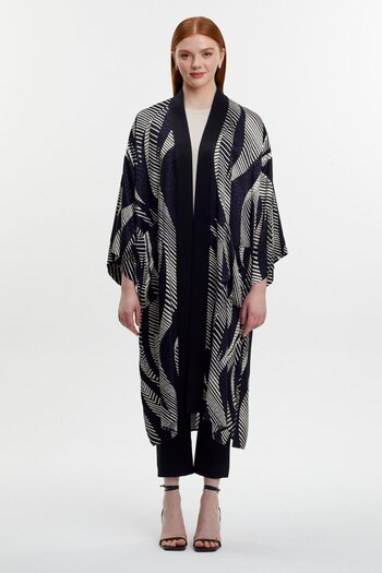 Zühre Patterned Loose Inner Outer Double Set Tk-1283