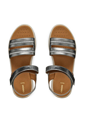 Geox women's sandals D55NNE-0BNEW grey