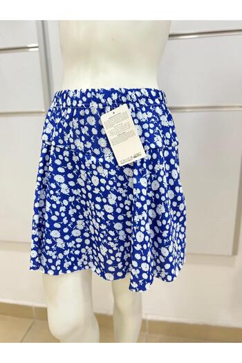 Esterella fustă pantaloni scurți pentru fete cu volan / fustă cu model de flori cu volan / fustă mini pantaloni scurți de vară
