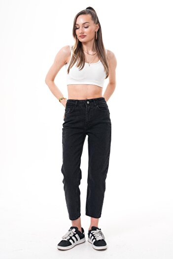 ŞİMAL Women's High Waist Mom Jean Pants 250411 -