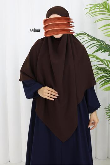 ASİLNUR Vera Single Layer Soufflé Bitter Brown