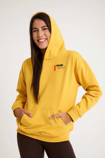 Pulsar Φούτερ με κουκούλα Hoodie Mustard