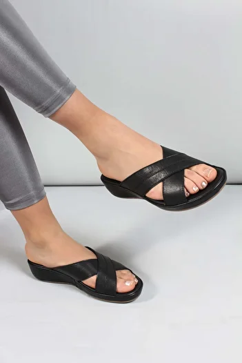 FAST STEP Papuci plati dama din piele naturala 864zar03