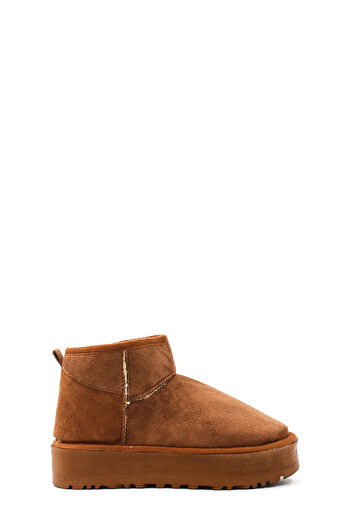 FAST STEP Women's Short Size Winter Lightweight Fur Lined Model Thick Sole Boots 947Sza1000