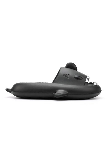 Tmall Women's And Children's Slippers, Shark Shape, Foam, Lightweight, Pd1043, Black
