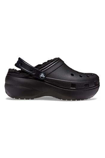 Crocs Black Crocs Classic Platform Lined Clog