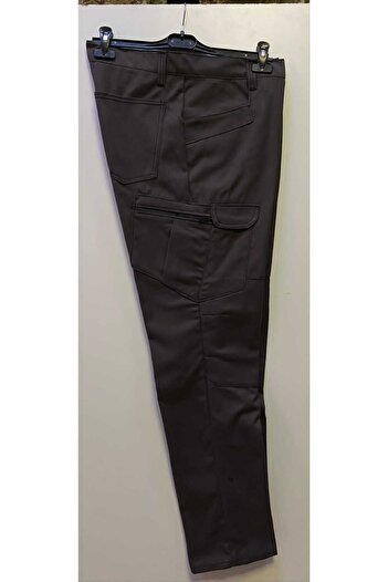 BeyzDenim Παντελόνι Tactical σε καφέ σοκολάτα