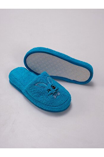 Ender Home Rabbit Embroidered Children's Towel Slippers