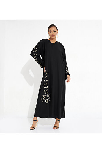 Rosette Abaya SD Stones