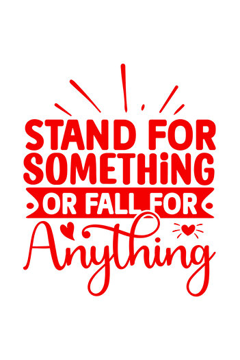 StoryGift Romania 90CM Exterior Adhesive Sticker with hearts and a message that encourages you to believe in something/represent