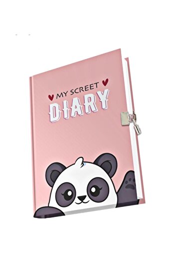 Bambus Home Pandastic Character Locked Souvenir Daily Memory Notebook Star Kuromi Series Strawberry